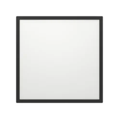 EGLO connect LED-loftlampe Rovito-Z, sort, 50 x 50 cm