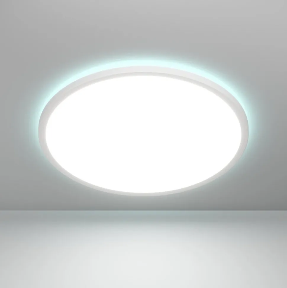 EGLO connect LED-loftlampe Rovito-Z, hvid, Ø 50 cm