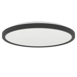 EGLO connect LED-loftlampe Rovito-Z, sort, Ø 30 cm