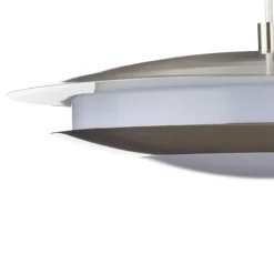 EGLO connect Moneva-C LED-hængelampe nikkel Ø 40,5