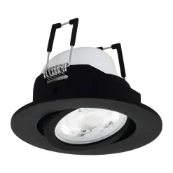EGLO connect Saliceto-Z LED indbygningslampe, sort