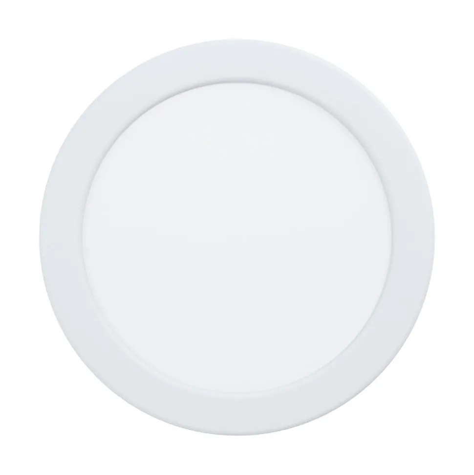 EGLO connect Smart LED-indbygningslampe Fueva 6-Z, hvid, Ø 16 cm