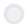 EGLO connect Smart LED-indbygningslampe Fueva 6-Z, hvid, Ø 12 cm