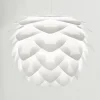 Ekstravagant designet pendellampe Silvia mini hvid