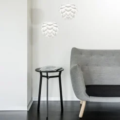 Ekstravagant designet pendellampe Silvia mini hvid