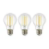 E27 LED-filament 7 W 806lm 2.700 K klar, 3 stk