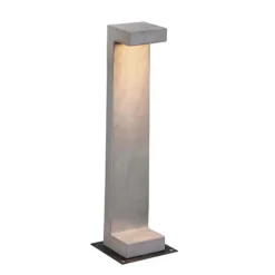 E192 LED-gadelampe af beton, højde 70 cm