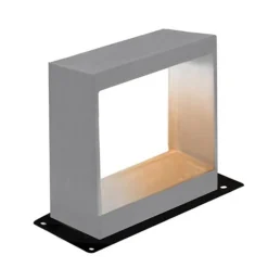 E190 LED-sokkellampe af beton, højde 35 cm