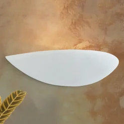 Elegant TAMARA væglampe af hvid keramik