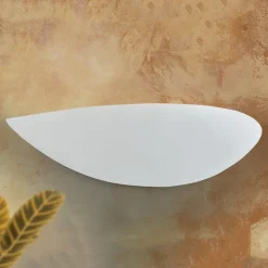 Elegant TAMARA væglampe af hvid keramik