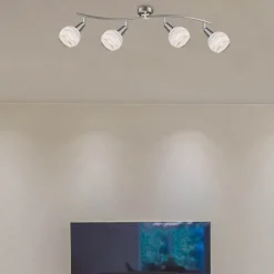 Elliott loftspot, mat nikkel, længde 70 cm, metal