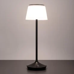 Emmi LED-bordlampe, solcelle, CCT, opladelig, sort