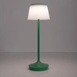 Emmi LED-bordlampe, solcelle, CCT, opladelig, grøn
