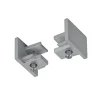Endekapper til 2-fase skinne DUOline, titanium
