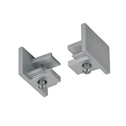 Endekapper til 2-fase skinne DUOline, titanium