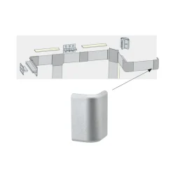 Endekappe til Duo Profil LED-strip-system
