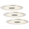 Enkel indbyggelig lampe Whirl, sæt med 3 stk.