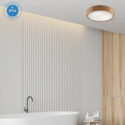 Envostar Caspian loftlampe, Ø 37 cm, IP54, eg