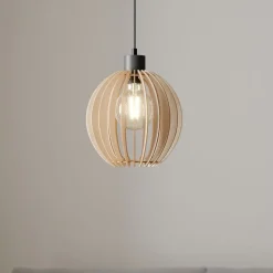 Envostar Clay hængelampe birkeplywood Ø 23 cm