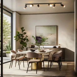 Envostar Fida loftspot, 6 lyskilder, sort