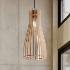 Envostar Furn pendel, birkekrydsfiner, 1fl