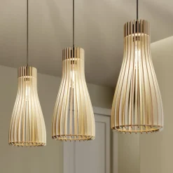 Envostar Furn pendel, birkekrydsfiner, 3fl