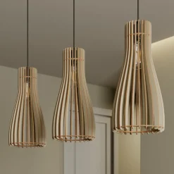 Envostar Furn pendel, birkekrydsfiner, 3fl