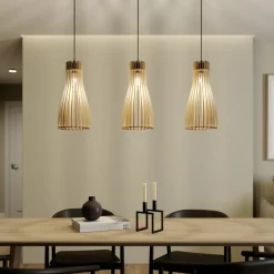 Envostar Furn pendel, birkekrydsfiner, 3fl