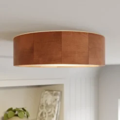 Envostar Kerio loftlampe Ø 27 cm fyr rustik