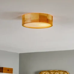 Envostar Kerio loftlampe, Ø 27 cm, fyr natur
