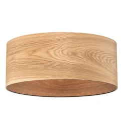 Envostar Loftslampe i finér, kernetræ, ask Ø55cm