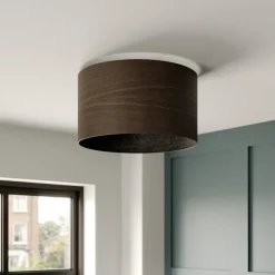Envostar loftslampe i finér røget eg Ø 40cm