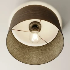 Envostar loftslampe i finér røget eg Ø 40cm