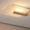 Envostar Peach Puff loftlampe med glas, træ