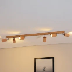 Envostar Peach Puff loftspot træ cylinder 6 lk