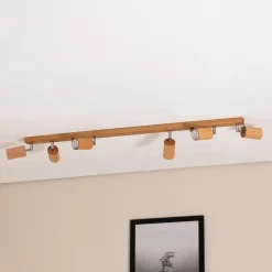 Envostar Peach Puff loftspot træ cylinder 6 lk