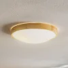 Envostar Zeus loftlampe i træ, fyr, Ø 37 cm