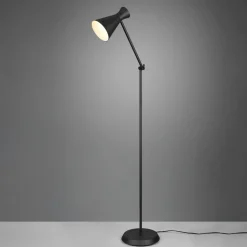 Enzo gulvlampe, højde 150 cm, sort