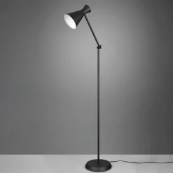 Enzo gulvlampe, højde 150 cm, sort