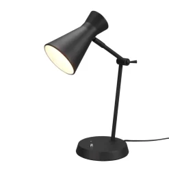 Enzo skrivebordslampe, sort, 1 lyskilde