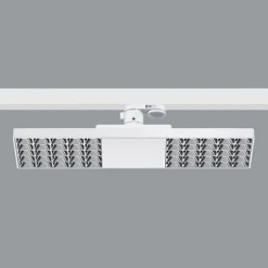 ERCO Jilly 230 V BT 15 W extra wide 830 hvid/sølv