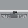 ERCO Jilly 230 V BT 15 W oval, bred 840 sort/sølv