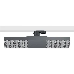 ERCO Jilly 230 V BT 15 W oval, bred 840 sort/sølv