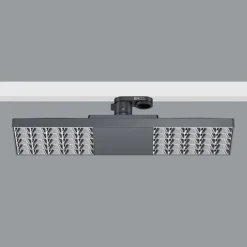 ERCO Jilly 230 V 15 W oval wide 840 sort/sølv