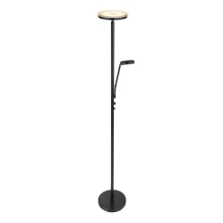 Ernst LED-gulvlampe med flexarm, sort