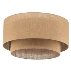 Euluna Boho jute-loftslampe naturbrun Ø60cm