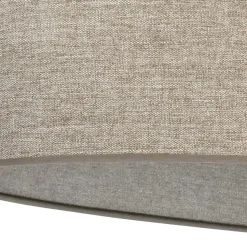 Euluna hængelampe Celine, cappuccino, chenille-stof, 80 cm