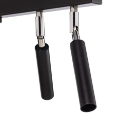 Euluna Nicanor loftspot sort/krom 6 lyskilder