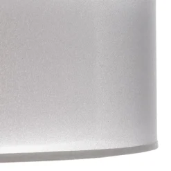 Euluna Tibu loftlampe, tekstil, Ø50cm, grå