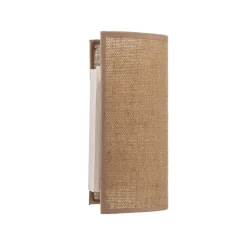 Euluna væglampe jute, brun, tekstil, 24 cm høj, E27